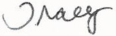 Tracy Akerman signature